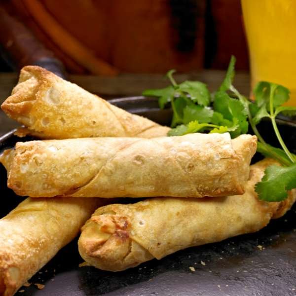 Fry Egg Rolls in a Pan