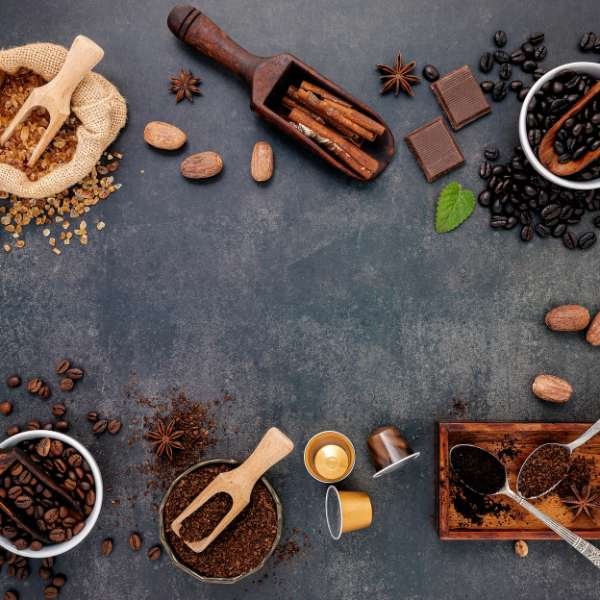 Coffee Grounds for a Milder Flavor