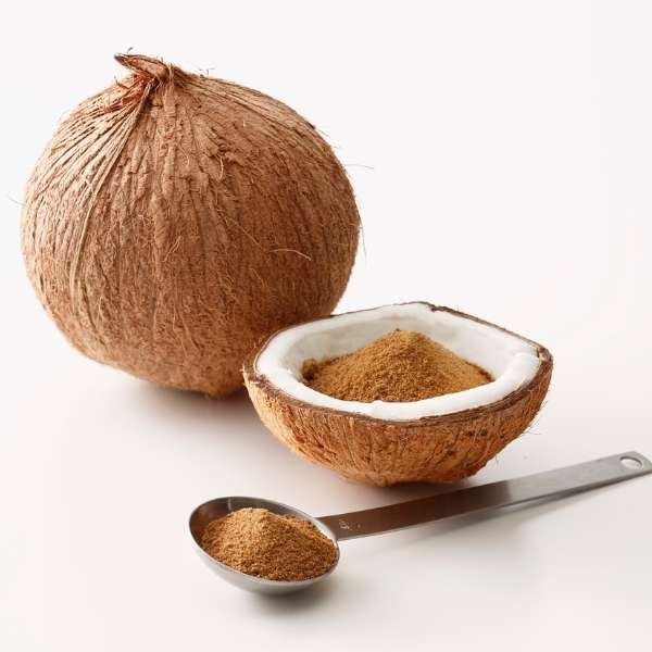 coconut sugar with make sweet coffee without cream
