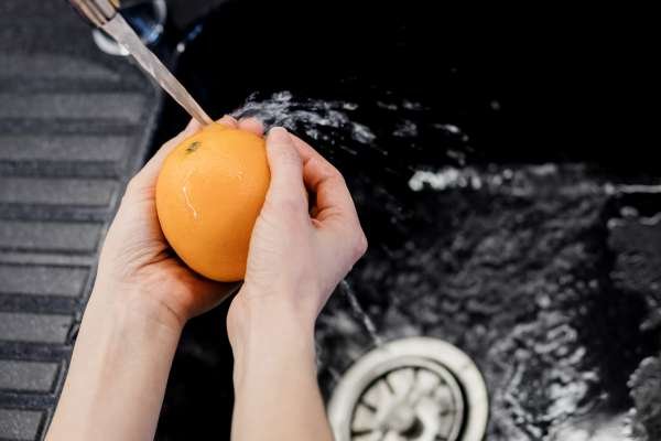Wash and Prepare the Oranges